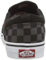 Vans' Men's Asher Slip On Sneaker Blk/Pwtr 9 Medium US