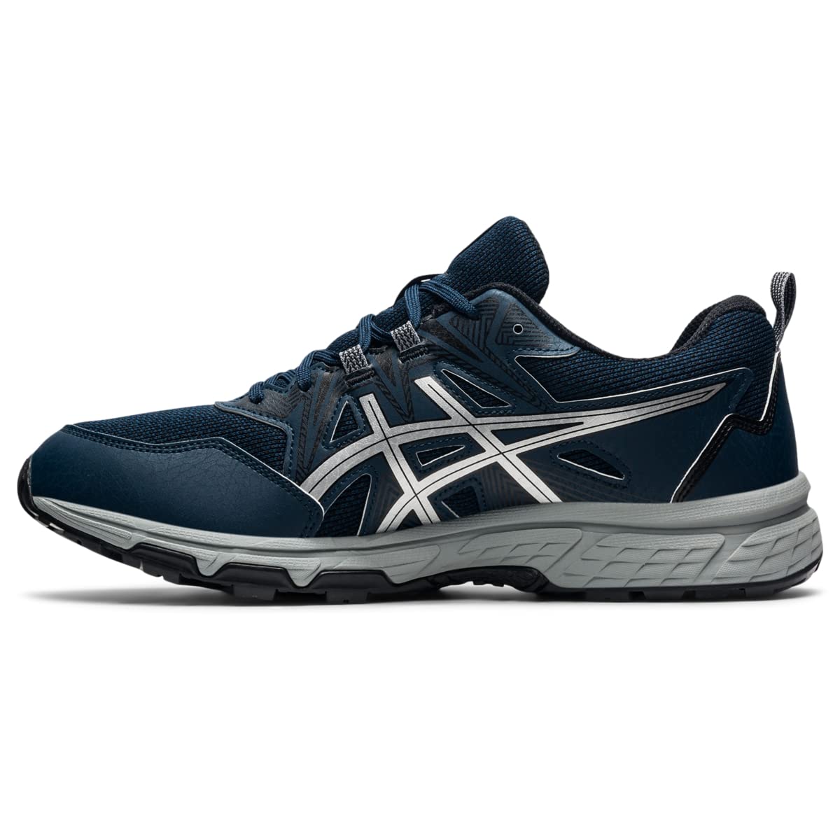 ASICS Men's Gel-Venture 8 Running Shoes, 7, French Blue/Pure Silver