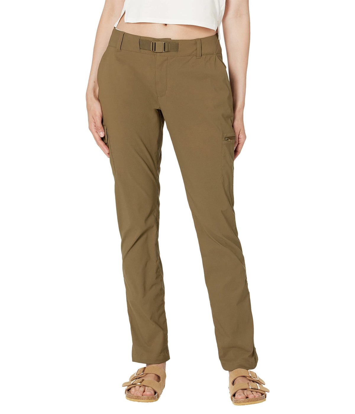 THE NORTH FACE Women's Paramount Active Mid Rise Pant (Standard and Plus Size), Military Olive, 14 Short
