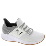 New Balance Women's Fresh Foam Roav V1 Sneaker, Nb White/Black, 9 M US