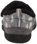 KEEN Unisex-Child Howser Low Wrap Casual Comfy Durable Slippers Big Kid (8-12 Years) 6 Big Kid Steel Grey/Star White
