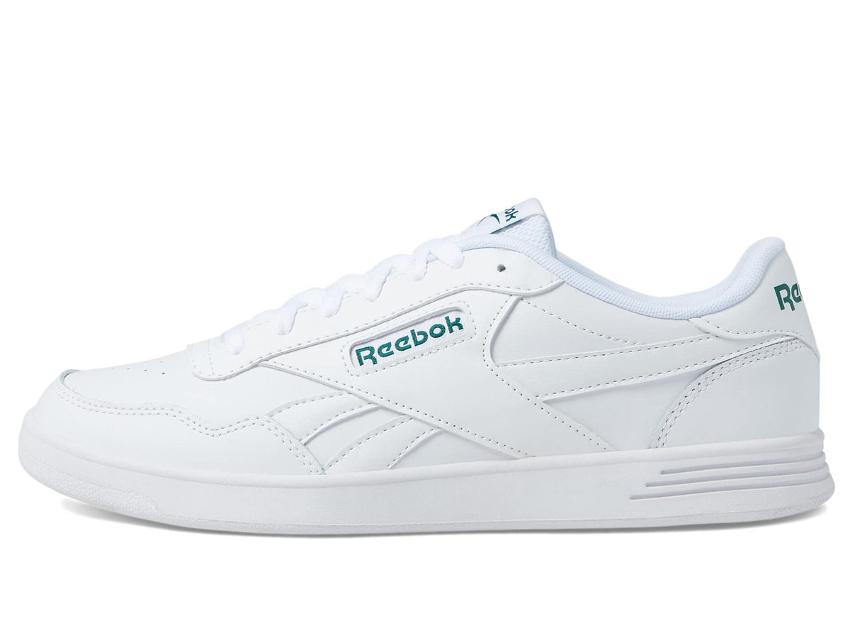 Reebok Unisex Court Advance Sneaker, White/Clover Green, 10.5 US Men