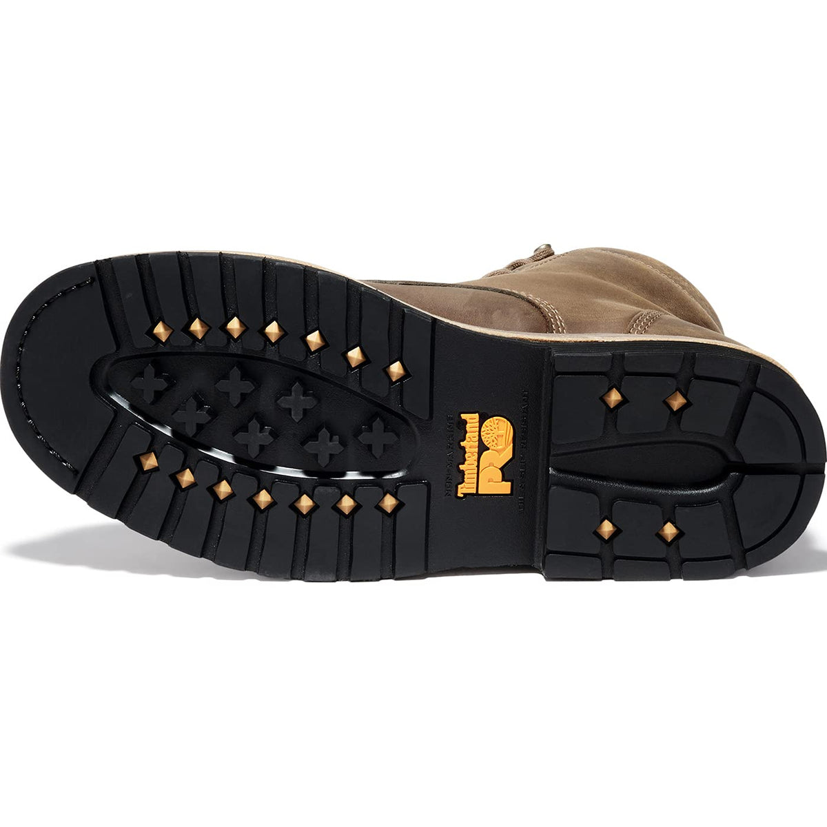 Timberland PRO Men's Millworks 6" Soft Toe Waterproof Industrial Boot, Brown Gaucho, 8