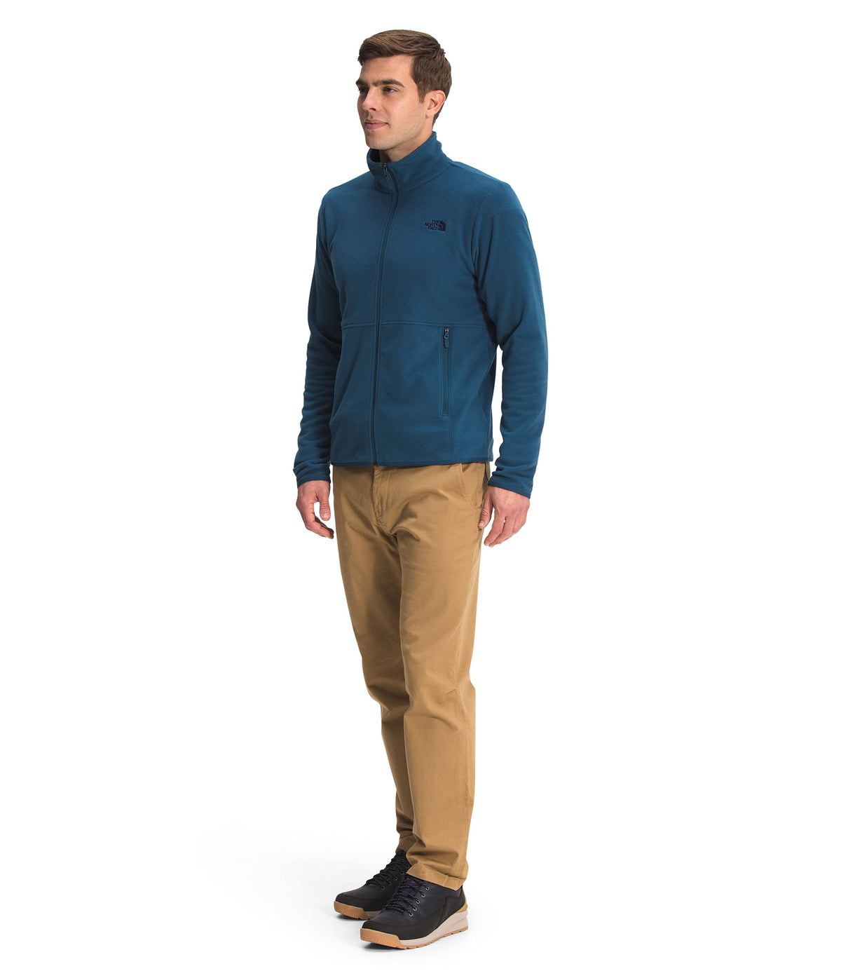 THE NORTH FACE Men's TKA Glacier Full Zip Jacket, Monterey Blue, X-Large