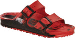 Birkenstock Men's Arizona EVA Sandals, Multi Color Red Black/White, 11 Medium US