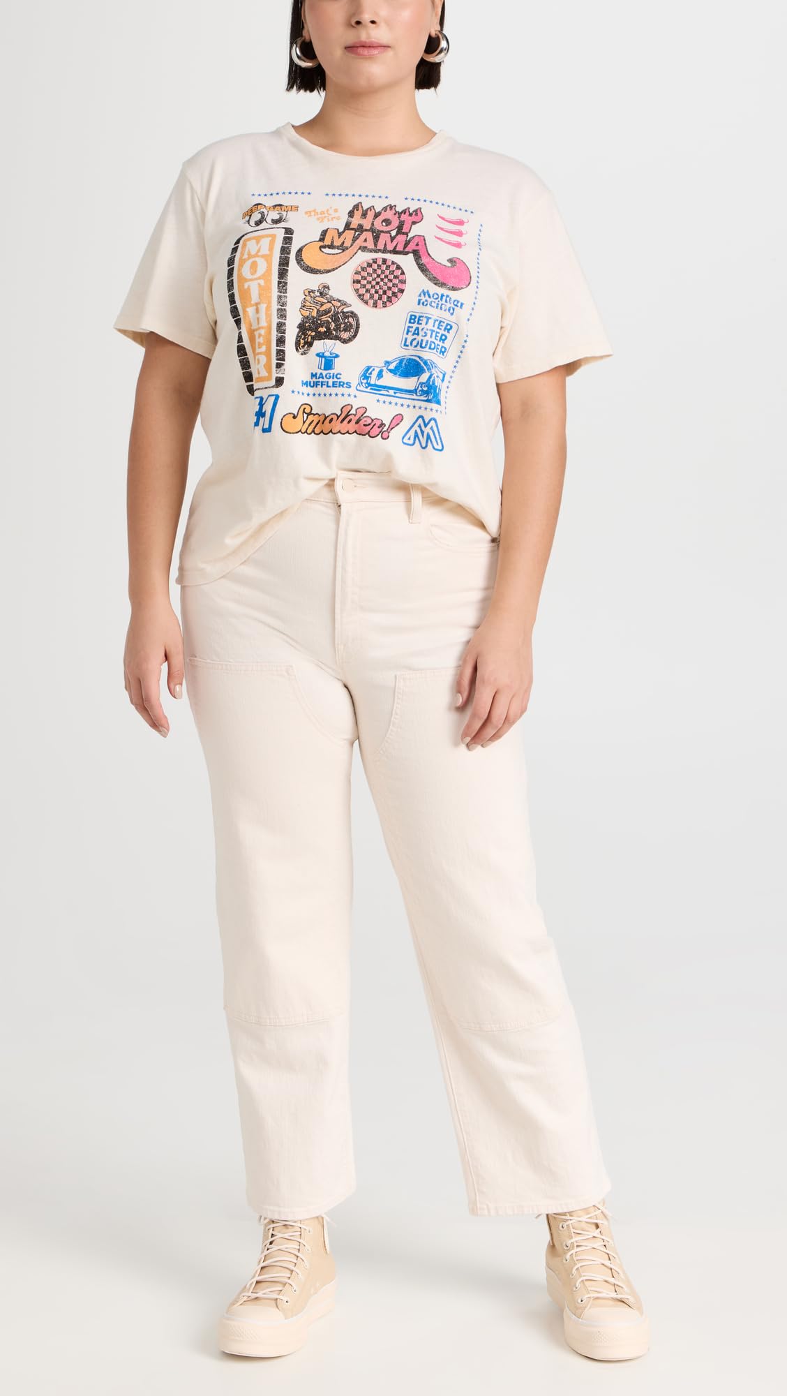 Converse Women's Chuck Taylor All Star Lift Sneakers, Oat Milk/Oat Milk, Off White, Tan, 7.5 Medium US