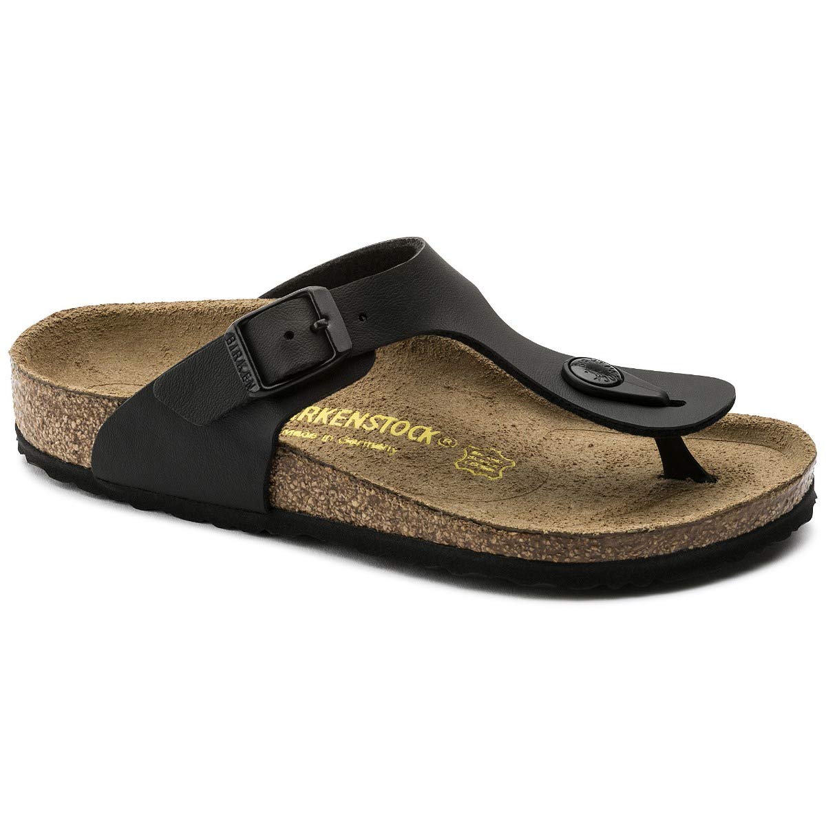 Birkenstock Thong ''Gizeh Kids'' from Birko-Flor in Black 34.0 EU W