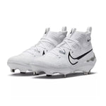 Nike Alpha Huarache NXT DJ6517-100 White-Black-Wolf Grey Men's Metal Baseball Cleats 8 US