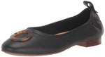 Trotters Women's Gia Ornament Ballet Flat, Black, 5