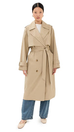 Joe's Jeans Women's The Elizabeth Trench Coat, Biscotti