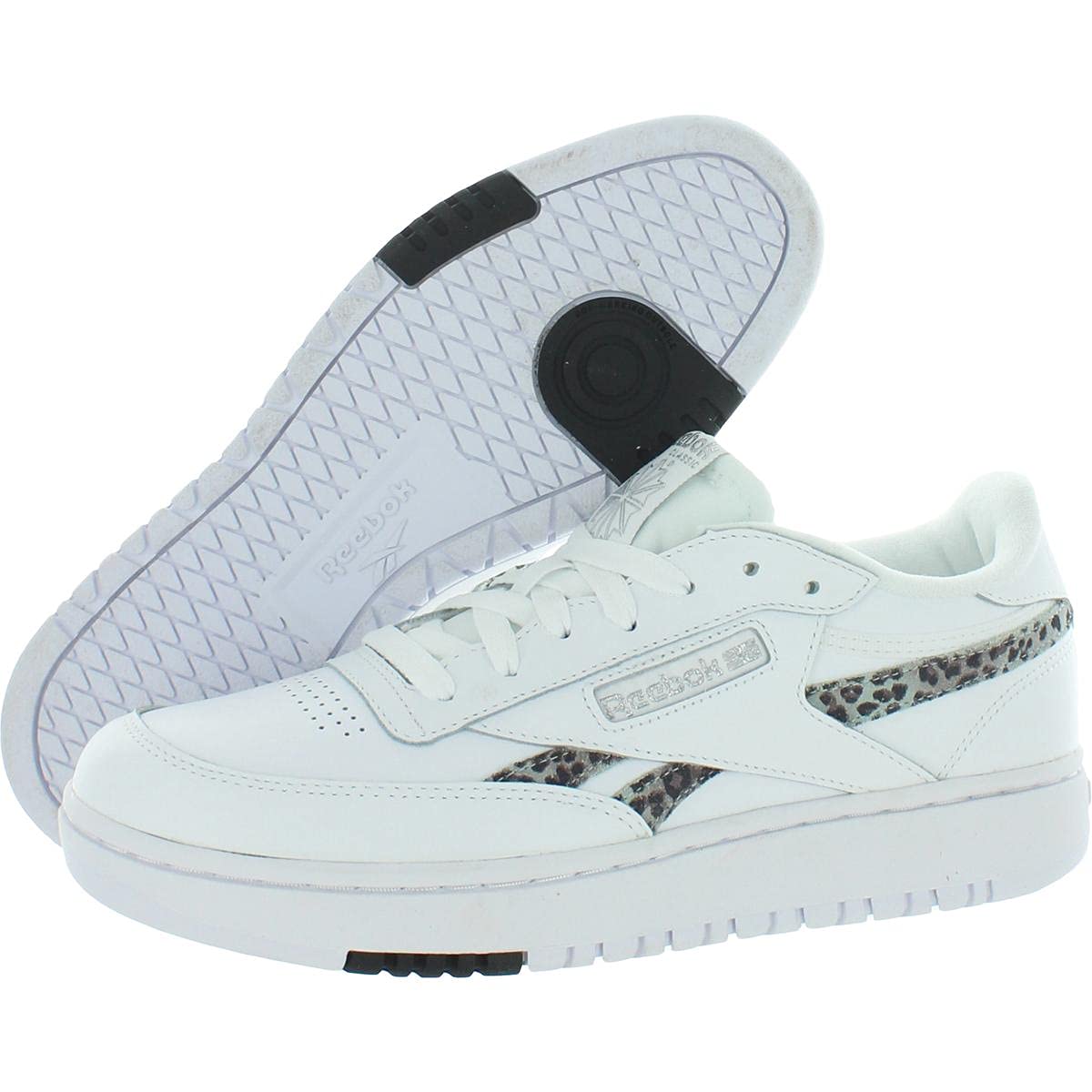 Reebok Lifestyle Club C Double 8 White/Silver Metallic/Black