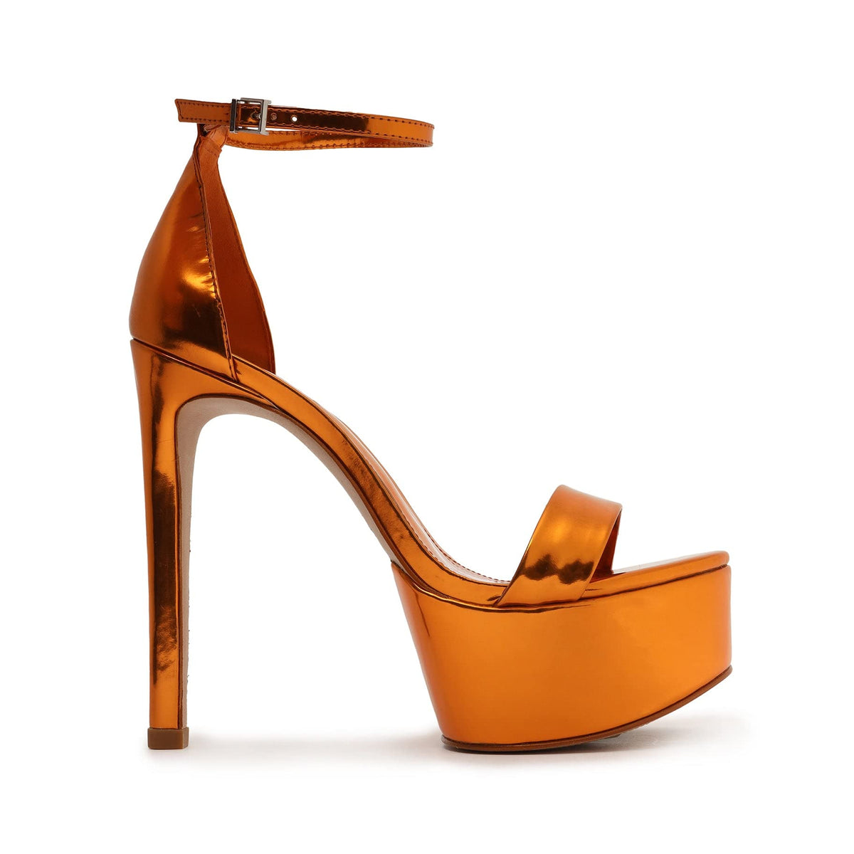 SCHUTZ Cadey-Lee Platform 7.5 Orange