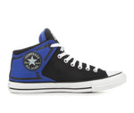 Converse Men's Street Tonal Canvas High Top Sneaker (11, Game Royal Blue/Black, Numeric_11)
