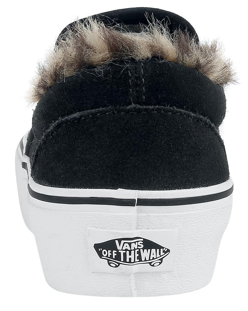 Vans Womens Suede Slip-On Platform Lack/Leopard Sneaker - 5