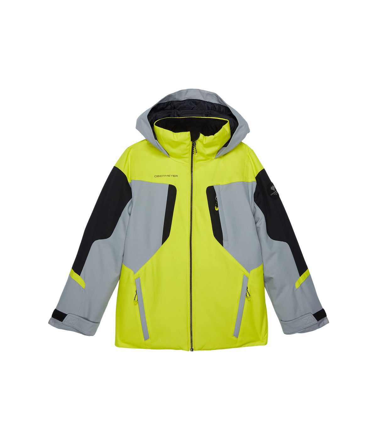 Obermeyer Kids Fleet Jacket for Little and Big Kids - Long Sleeves and Adjustable Cuffs, Adorable and Super Cosy Jacket Electrify MD (10-12 Big Kid) One Size