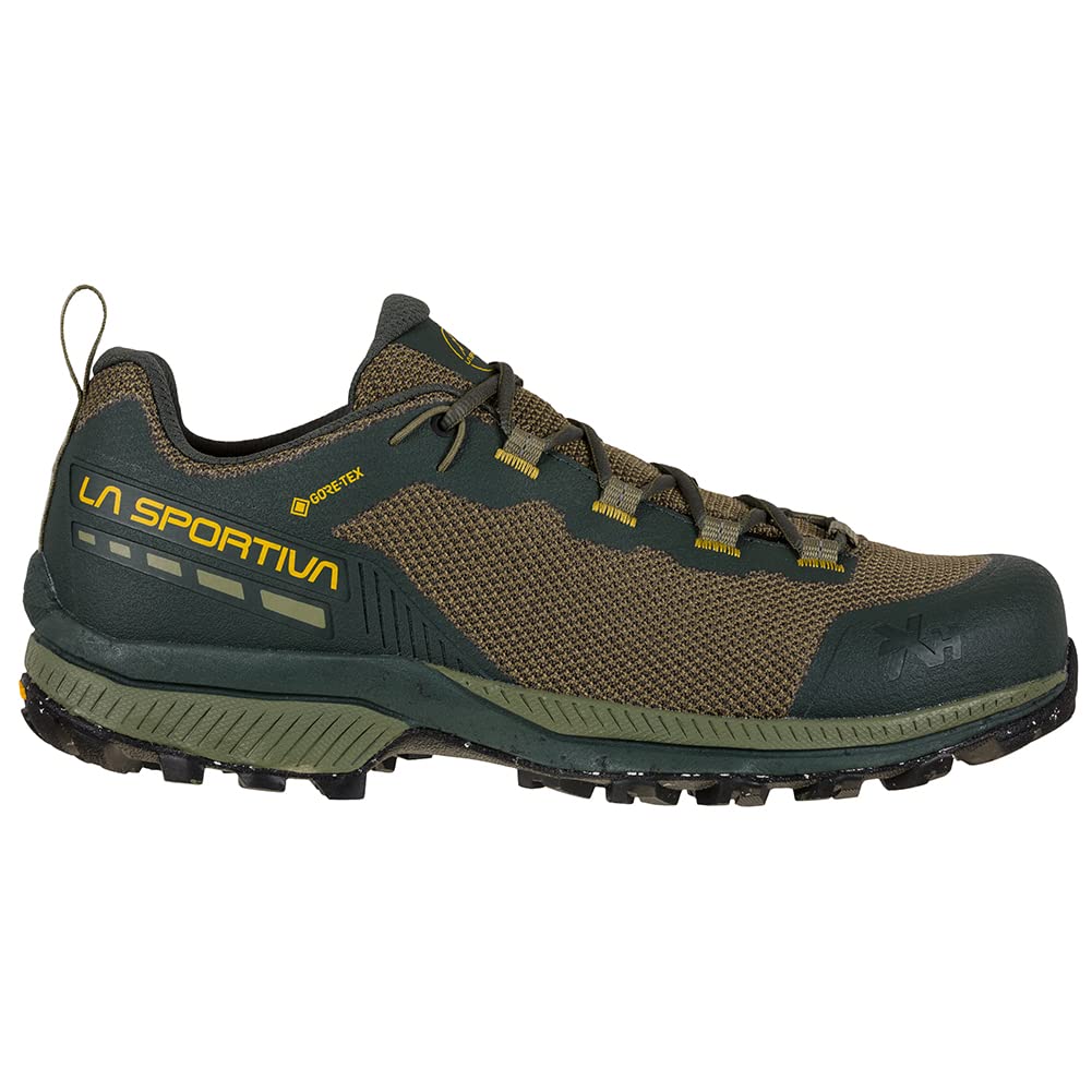 La Sportiva Mens TX Hike GTX Hiking Shoes, Charcoal/Moss, 10