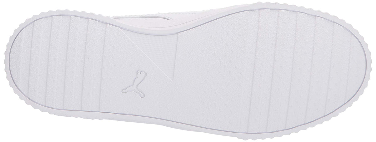 PUMA Women's Carina Mid Sneaker 6 White