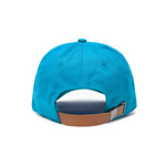 YETI Leather Logo Badge Soft Crown Hat with Bureo Brim One Size Aquifer Blue