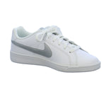 Nike Women's Low-Top Sneakers Tennis Shoes, White Metallic Silver, 11