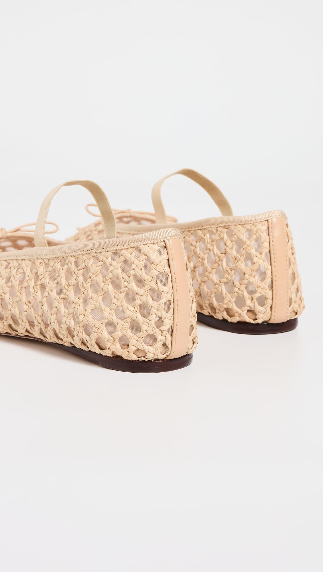 Loeffler Randall Women's Leonie Soft Ballet Flats, Natural, Tan, 9.5 Medium US