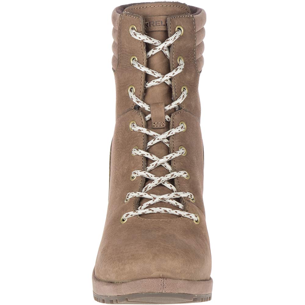 Merrell Women's Tremblant Wedge Waterproof Boots, Brown, 7.5