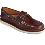 Sperry Men's Gold Cup Authentic Original 2-Eye Boat Shoe, Amaretto, 7