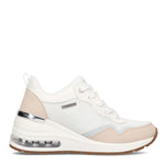 Skechers Women's Million Air-ess Sneaker, White, 5.5