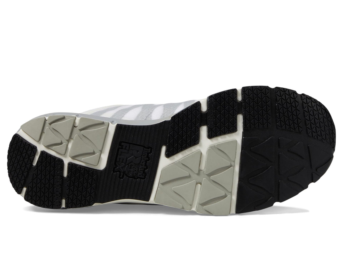 Timberland PRO® Radius Composite Safety Toe Shoes for Men – PRO Flex Technology – HoverSpring Foam White/Grey 8 E - Wide