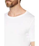 SPANX for Men Cotton Modal Crew - T-Shirt for Men - Crew Neckline - Straight Hem - Breathable Fabric Bright White New 2XL One Size