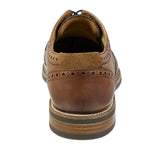 Florsheim Men's Oxfords, Cognac Leather/Suede, 7