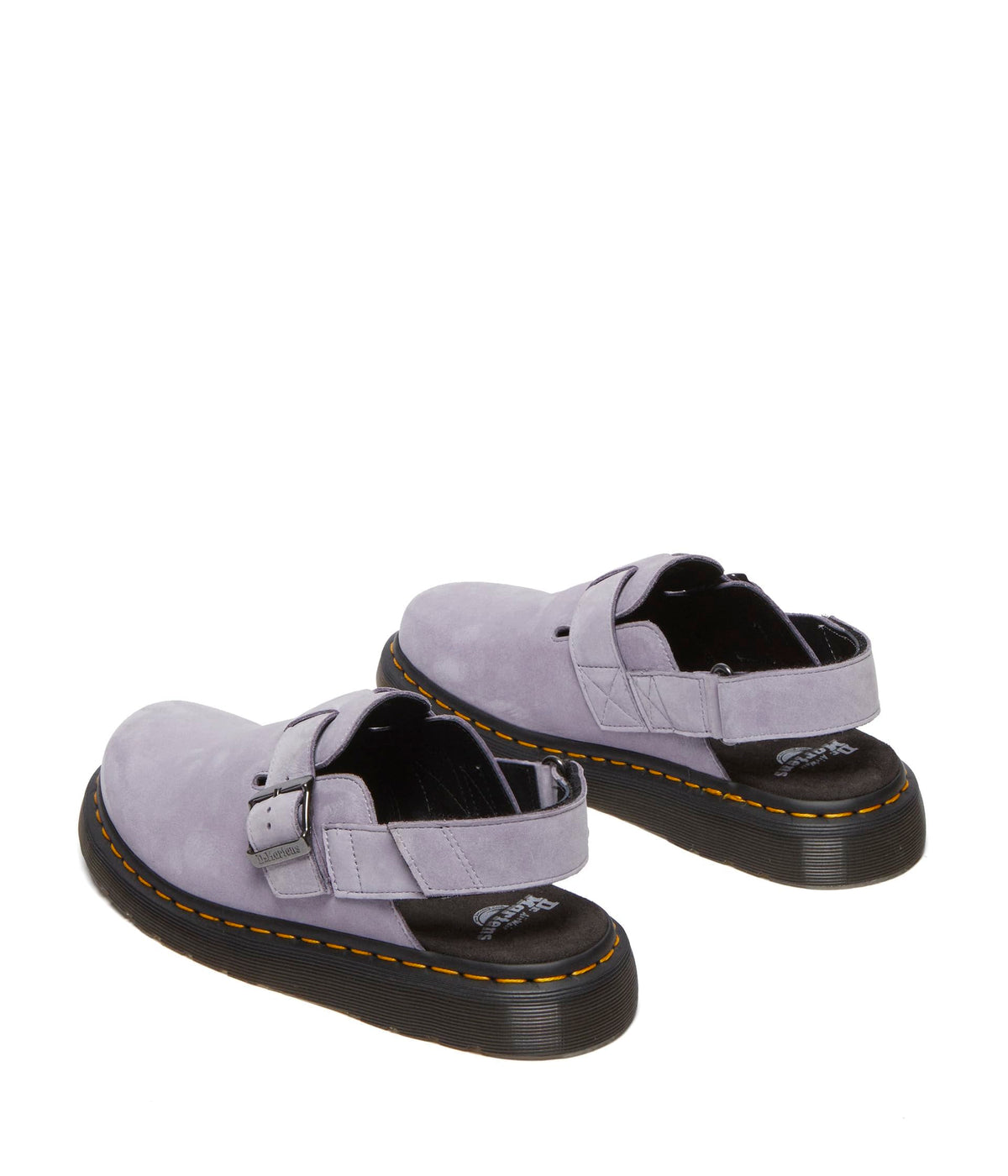 Dr. Martens, Unisex, Jorge II Leather Slingback Mules, Lavender Frost, Mens 8, Womens 9, Medium