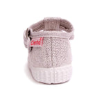 Cienta® Kid's 51013.26 T Strap Silver Sparkle Canvas Girl 25 M EU/8 M US Toddler