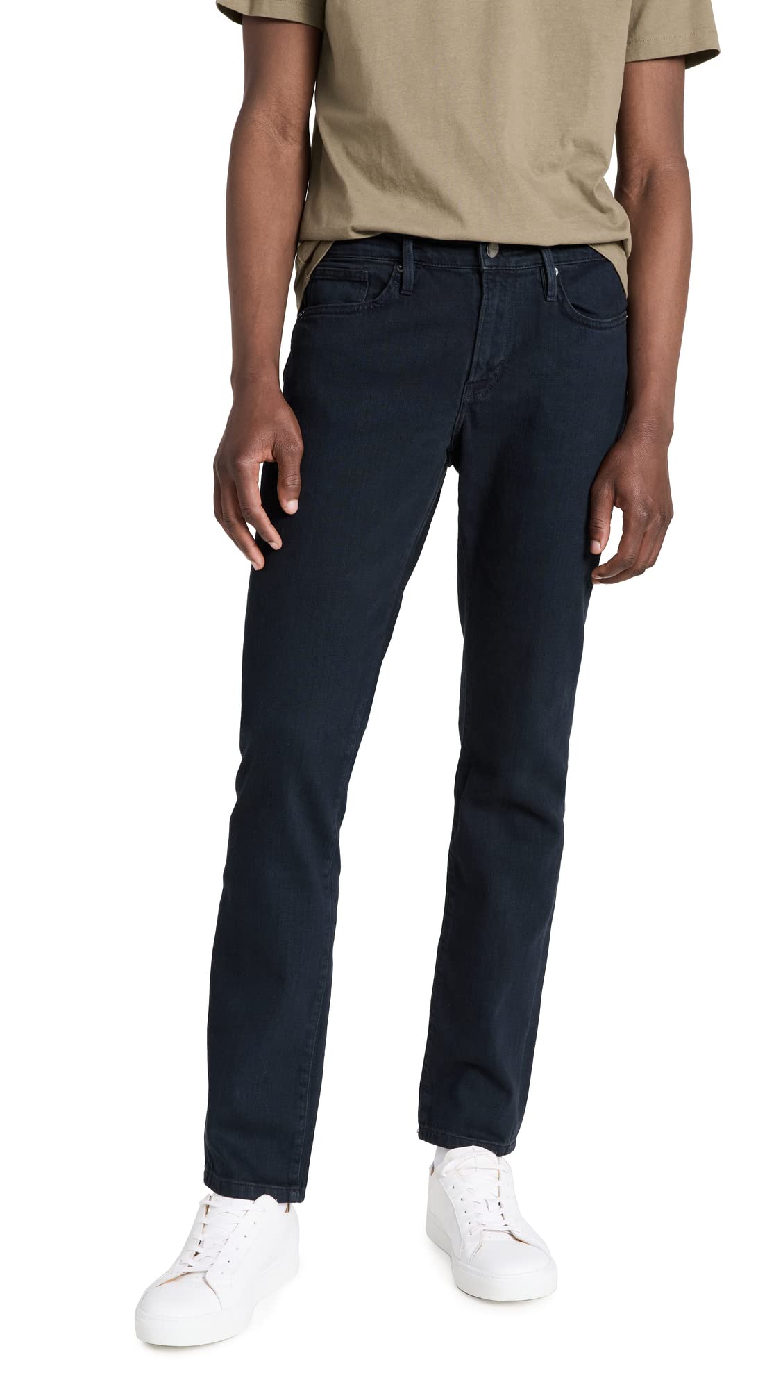 FRAME Men's L'Homme Slim Leg Jeans, Placid, Blue, 30