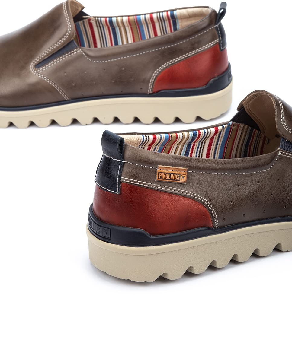 PIKOLINOS Loafers Leather Tabernas for Man Dark Grey