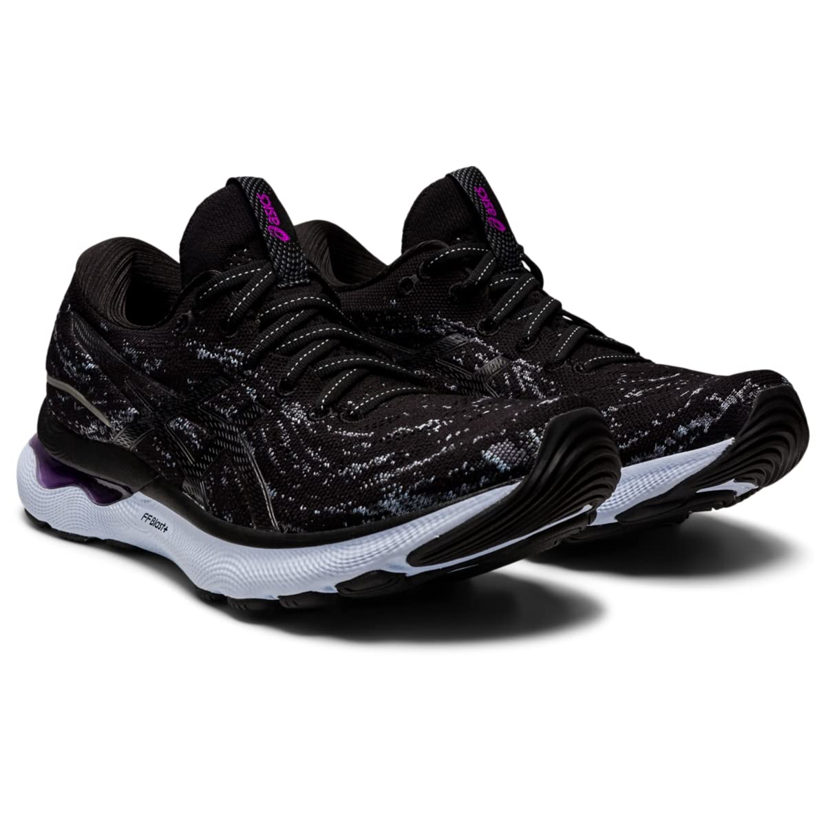 ASICS Gel-Nimbus® 24 Knit Black/Black 7.5 B (M)