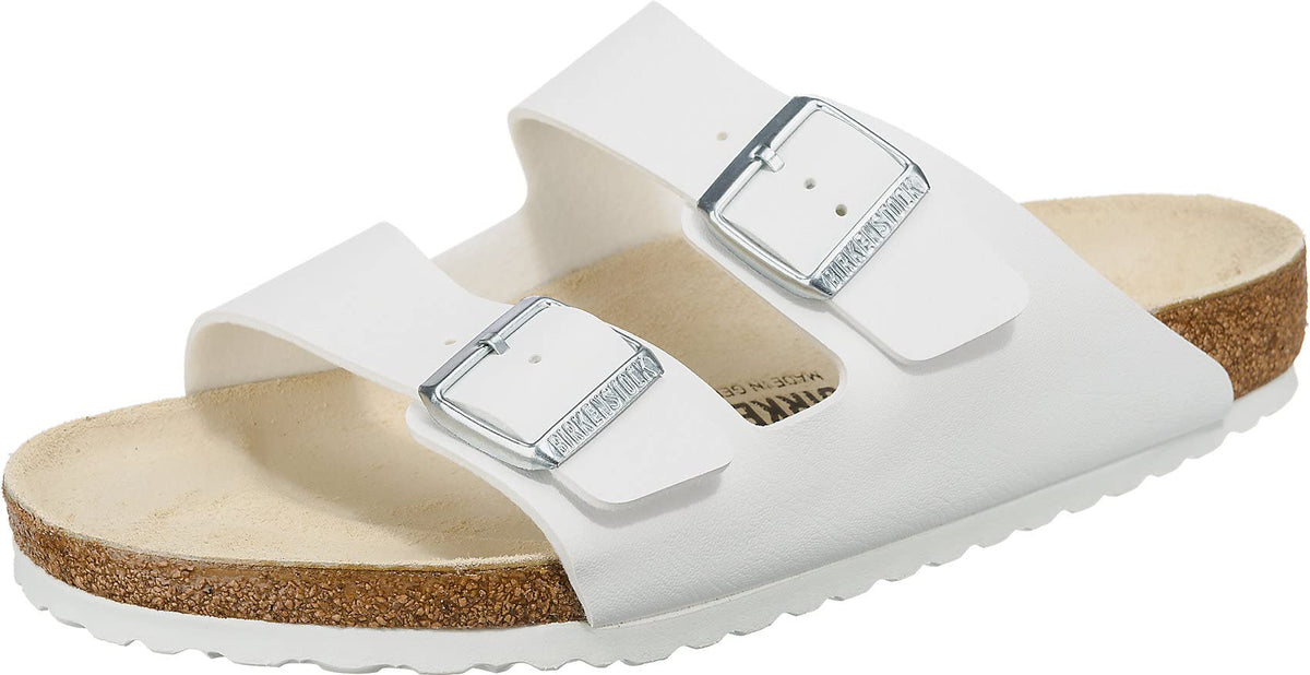 Birkenstock Women's Arizona Birko-Flor White Patent 41 N