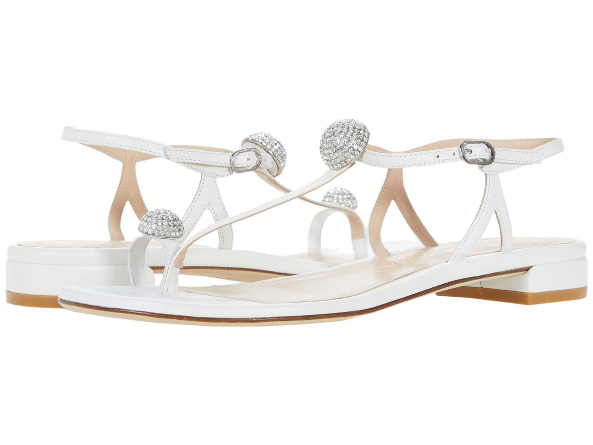 Stuart Weitzman Ballsoffire White 9 M