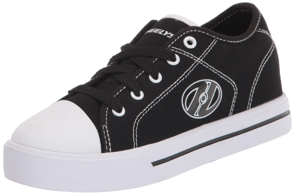 HEELYS Classic X2 (Little Kid/Big Kid/Adult) Black/White 3 Little Kid M