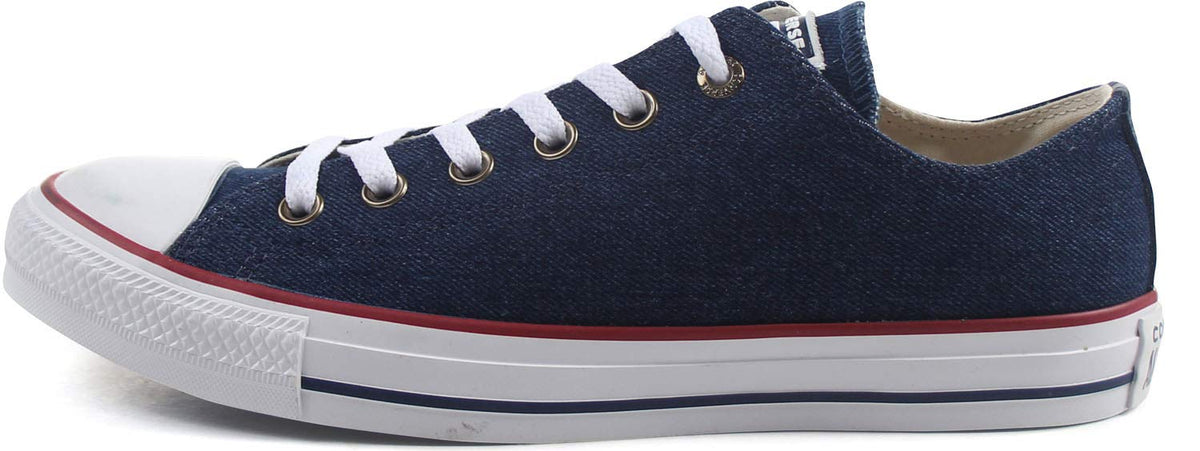 Converse Chuck Taylor All Star Ox Unisex Shoes Dark Blue/Natural Ivory/White 161489f (6.5 D(M) US)