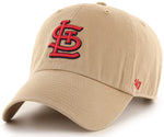 '47 New York Yankees Adjustable Cap Clean Up MLB, St Louis Cardinals Khaki, One Size