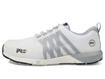 Timberland PRO® Radius Composite Safety Toe Shoes for Men – PRO Flex Technology – HoverSpring Foam White/Grey 8 E - Wide