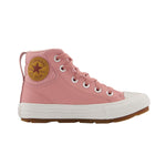 Converse Chuck Taylor All Star Berkshire Boot HI Rust Pink/Pale Putty Leather 2½ US Little Kid