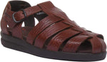 Mephisto SAM MAMOUTH Desert Brown Leather Sandal for Men 46(EUR) 12(US)
