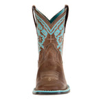 ARIAT BMVY9 Womens Cattle Cate Western Boot Distressed Brown 13