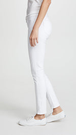 PAIGE Women's Skyline Ankle Skinny Jeans, Crisp White, 26