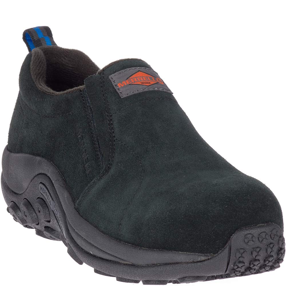 Merrell Men's Jungle Moc Alloy Toe, Black, 8