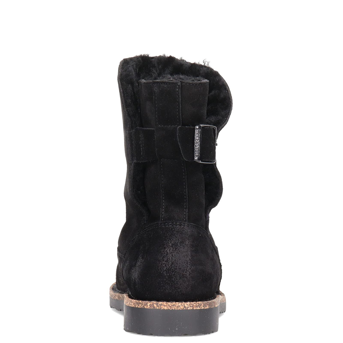 Birkenstock Upsalla Shearling Suede Leather Women (9, Black)