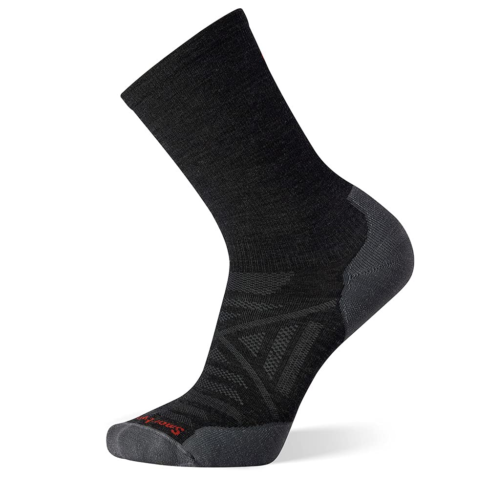 Smartwool Performance Run Targeted Cushion Crew Charcoal L