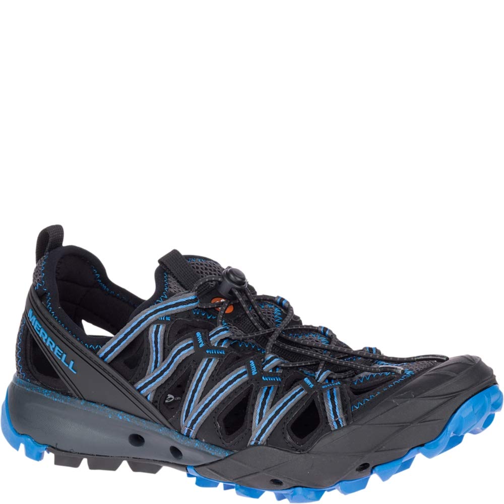 Merrell J50365: Men's Choprock Sieve Granite/Blue Running Shoe (9.5 D(M) US Men)