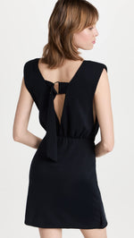 Free People Runaway Knit Mini Dress Black MD (Women's 8-10)